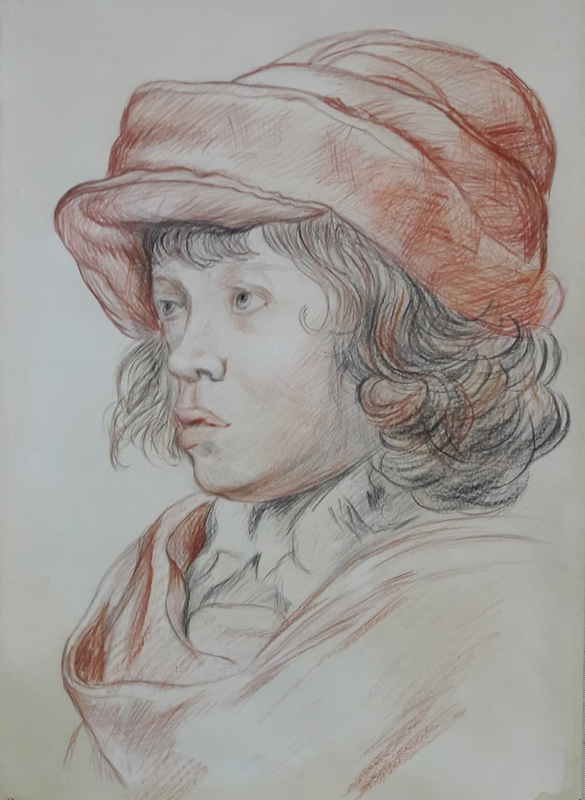 Детский рисунок - Копия портрета
