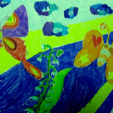 Рисунок "Бабочки -подружки" на конкурс "Конкурс детского рисунка "Рисовашки - 1-5 серии""