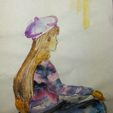 Рисунок "Двоюродная сестра" на конкурс "Конкурс творческого рисунка “Моя Семья - 2019”"