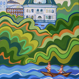 Рисунок "Катание на лодке по Волге" на конкурс "Конкурс детского рисунка “Как я провел лето - 2020”"