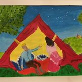 Рисунок "Сказка о золотом петушке" на конкурс "Конкурс творческого рисунка “Свободная тема-2019”"