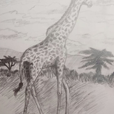 Рисунок "Жираф" на конкурс "Конкурс творческого рисунка “Свободная тема-2020”"
