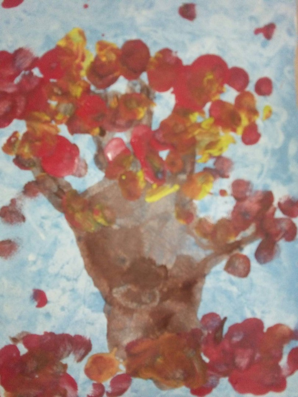 Рисунок - Осеннее дерево
