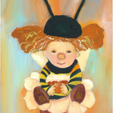 Рисунок "Ангел-пчелка" на конкурс "Конкурс детского рисунка по 3-й серии "Волшебные Сны""