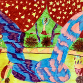 Рисунок "Цирк Никулина" на конкурс "Конкурс детского рисунка “Чудесное Лето - 2019”"