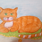 Рисунок "Кошка Мурка"