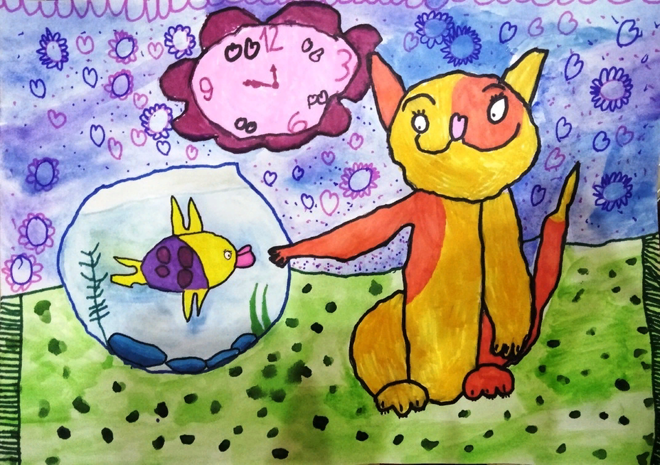 Детский рисунок - Улыбка дружбы