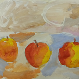 Рисунок "Наливные яблочки" на конкурс "Конкурс творческого рисунка “Свободная тема-2020”"