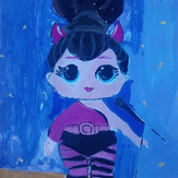 Рисунок "Моя любимая кукла Лол" на конкурс "Конкурс творческого рисунка “Свободная тема-2021”"