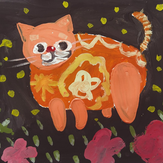 Рисунок "Рыжий кот" на конкурс "Конкурс творческого рисунка “Свободная тема-2022”"