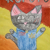 Рисунок "новый герой кот коготь" на конкурс "Конкурс рисунка - “Герои Brawl Stars”"