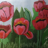 Рисунок "Тюльпаны"