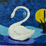 Рисунок "Белый лебедь" на конкурс "Конкурс творческого рисунка “Свободная тема-2019”"