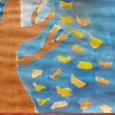 Рисунок "Осень яркая" на конкурс "Конкурс детского рисунка “Сказочная осень - 2018”"