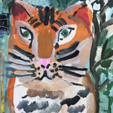 Рисунок "Тигр" на конкурс "Конкурс детского рисунка "Любимое животное - 2018""