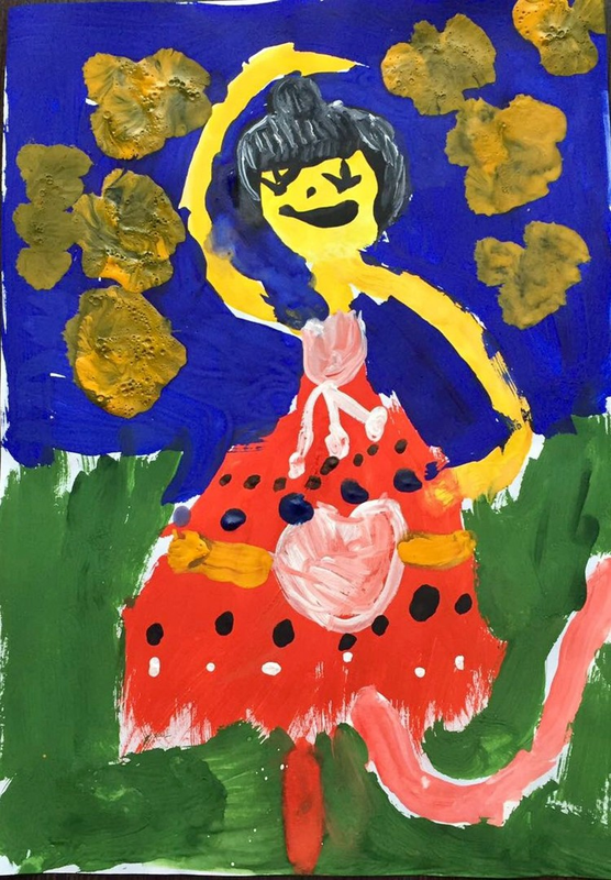 Детский рисунок - Когда я вырасту я стану балериной