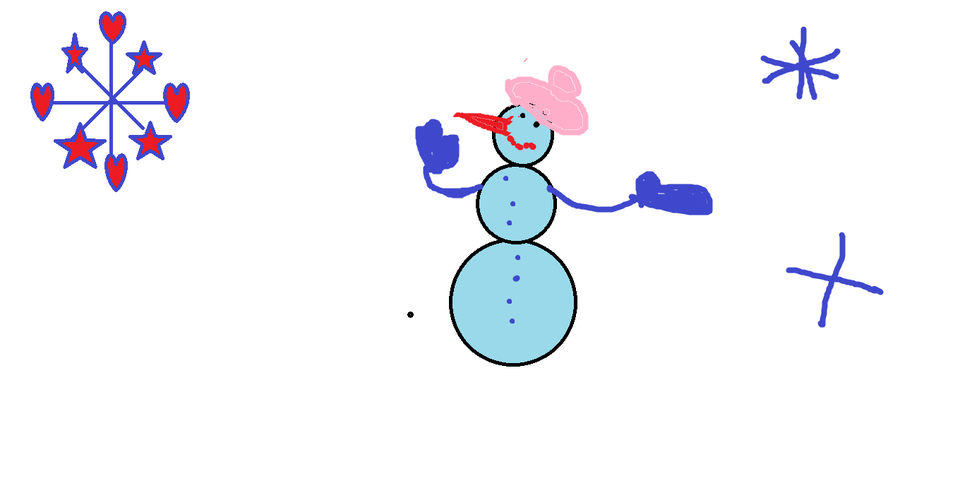 Рисунок - Снеговик