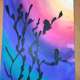 Рисунок "Птички на дереве" на конкурс "Конкурс творческого рисунка “Свободная тема-2021”"