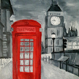 Рисунок "Лондон" на конкурс "Конкурс творческого рисунка “Свободная тема-2020”"