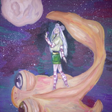 Рисунок "В мечтах" на конкурс "Второй конкурс детского рисунка по 3-й серии "Волшебные Сны""