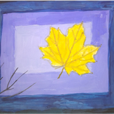 Рисунок "Осенний кленовый лист"