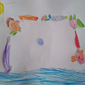 Рыбки в море, Михаэла Кибе, 4 года