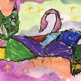 Рисунок "Волшебный кот" на конкурс "Конкурс творческого рисунка “Свободная тема-2019”"