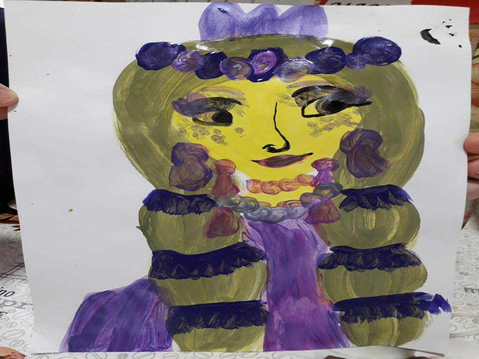 Детский рисунок - Принцесса