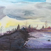 Рисунок "Осеннее утро" на конкурс "Конкурс творческого рисунка “Свободная тема-2019”"