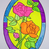 Рисунок "Розы" на конкурс "Конкурс творческого рисунка “Свободная тема-2019”"