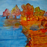 Рисунок "Осень" на конкурс "Конкурс рисунка "Осенний листопад 2017""