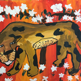 Рисунок "гепард" на конкурс "Конкурс детского рисунка "Любимое животное - 2018""