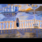 Рисунок "Летний закат" на конкурс "Конкурс творческого рисунка “Свободная тема-2020”"