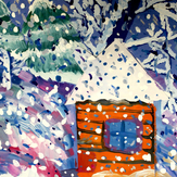 Рисунок "Радужный снег" на конкурс "Конкурс “Новогодняя Магия - 2020”"