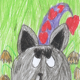 Рисунок "Котёнок Калпачёк"