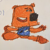 Рисунок "Медведь Кеша мультсериал Мимимишки"