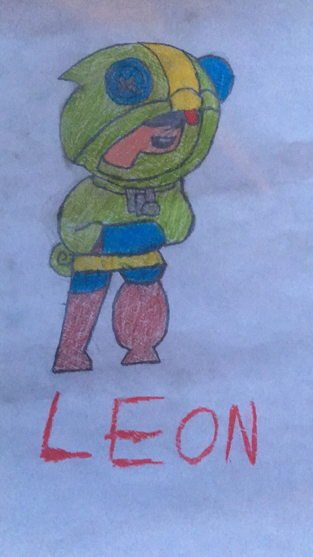 Детский рисунок - Leon