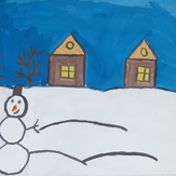 Рисунок "Зимушка-зима" на конкурс "Конкурс творческого рисунка “Свободная тема-2020”"