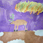 Рисунок "Северный олень" на конкурс "Конкурс творческого рисунка “Свободная тема-2020”"