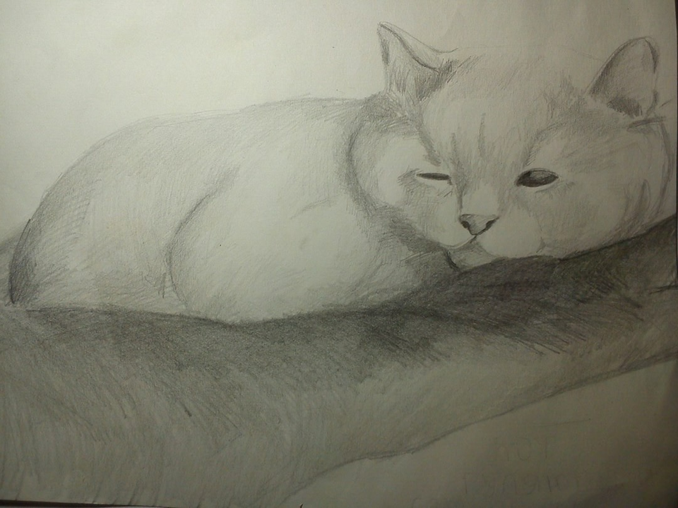Детский рисунок - мой личный Чеширский Кот