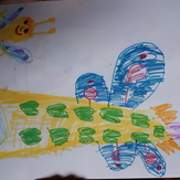 Рисунок "Бабочка Эвелинка" на конкурс "Конкурс творческого рисунка “Свободная тема-2019”"