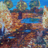 Рисунок "Осень в лесу" на конкурс "Конкурс рисунка "Осенний листопад 2017""