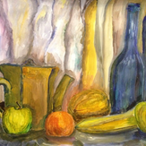 Рисунок "Натюрморт с фруктами"