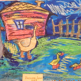 Рисунок "Мои гуси" на конкурс "Конкурс детского рисунка "Любимое животное - 2018""