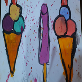 Рисунок "Мороженое" на конкурс "Конкурс творческого рисунка “Свободная тема-2020”"