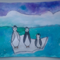пингвины на льдине, Юлия Водовозова, 8 лет