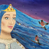 Рисунок "зимняя королева" на конкурс "Конкурс “Новогодняя Магия - 2020”"