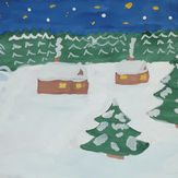 Рисунок "Зимушка-Зима"