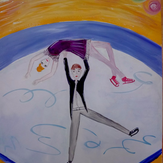 Рисунок "фигурное катание" на конкурс "Конкурс детского рисунка “Спорт в нашей жизни”"