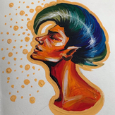 Рисунок "Брызги цвета" на конкурс "Конкурс творческого рисунка “Свободная тема-2021”"